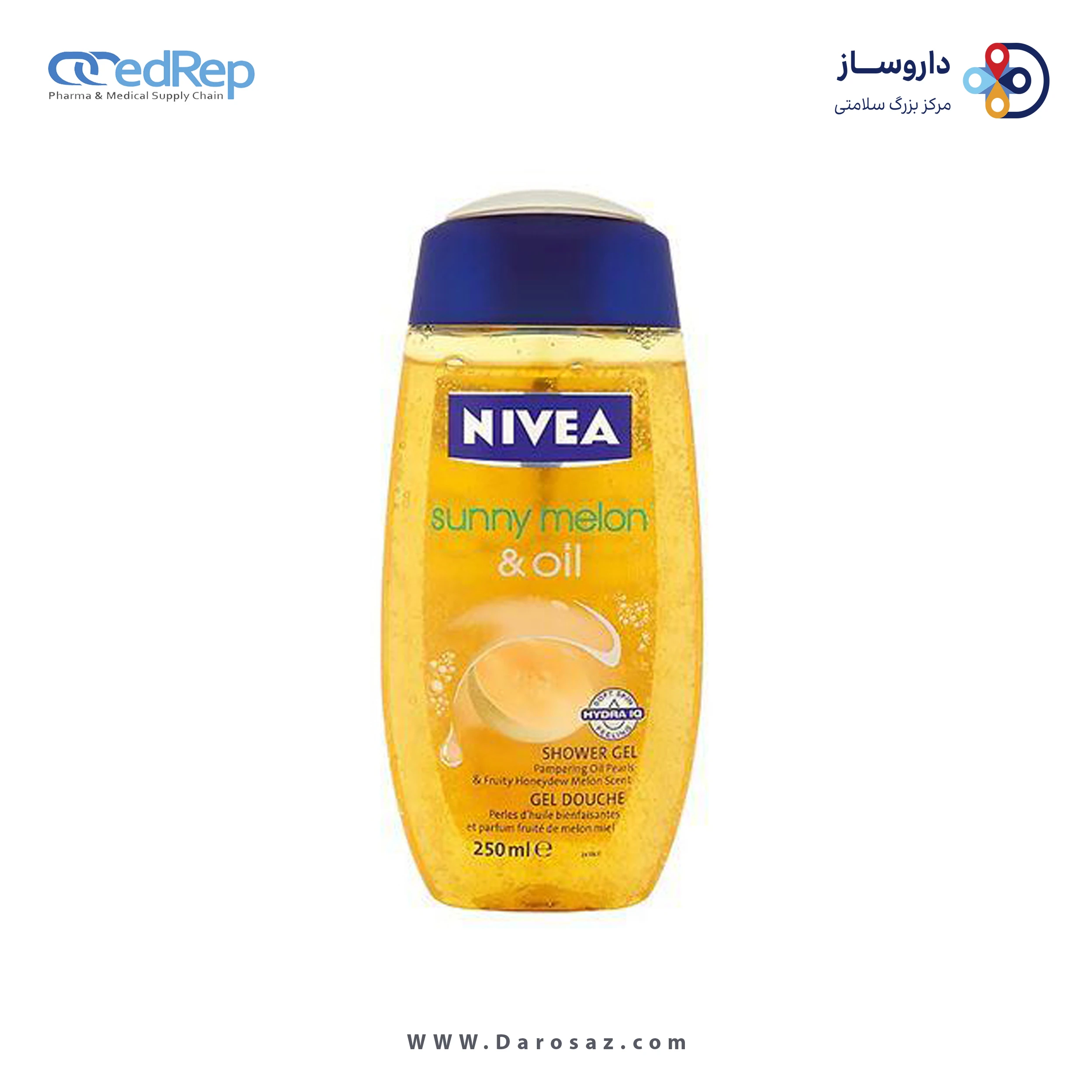 ژل شستشو بدن با عصاره طالبی و روغن حمام نیوآ