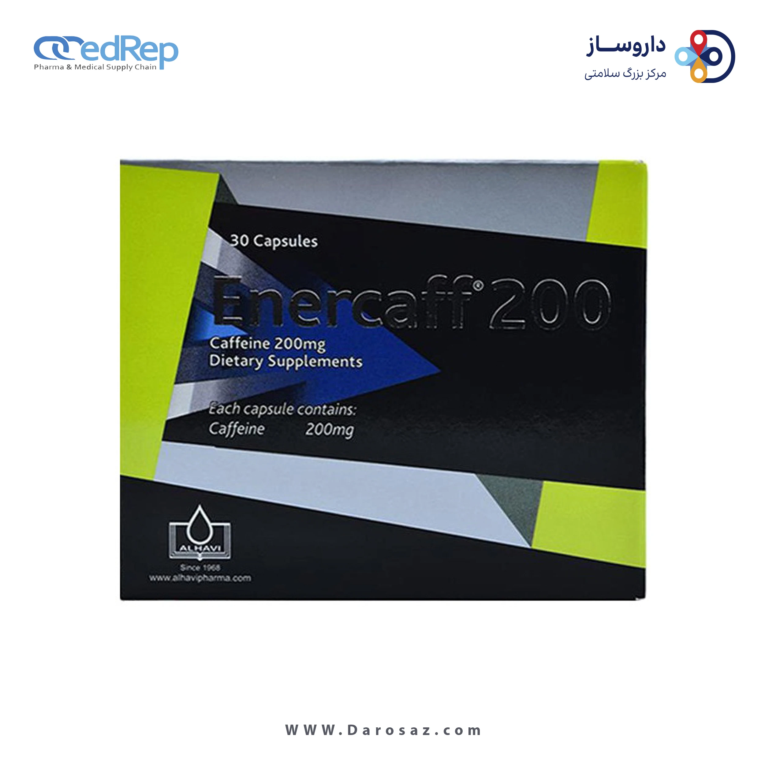 کافئین 200 میلی گرم کپسول