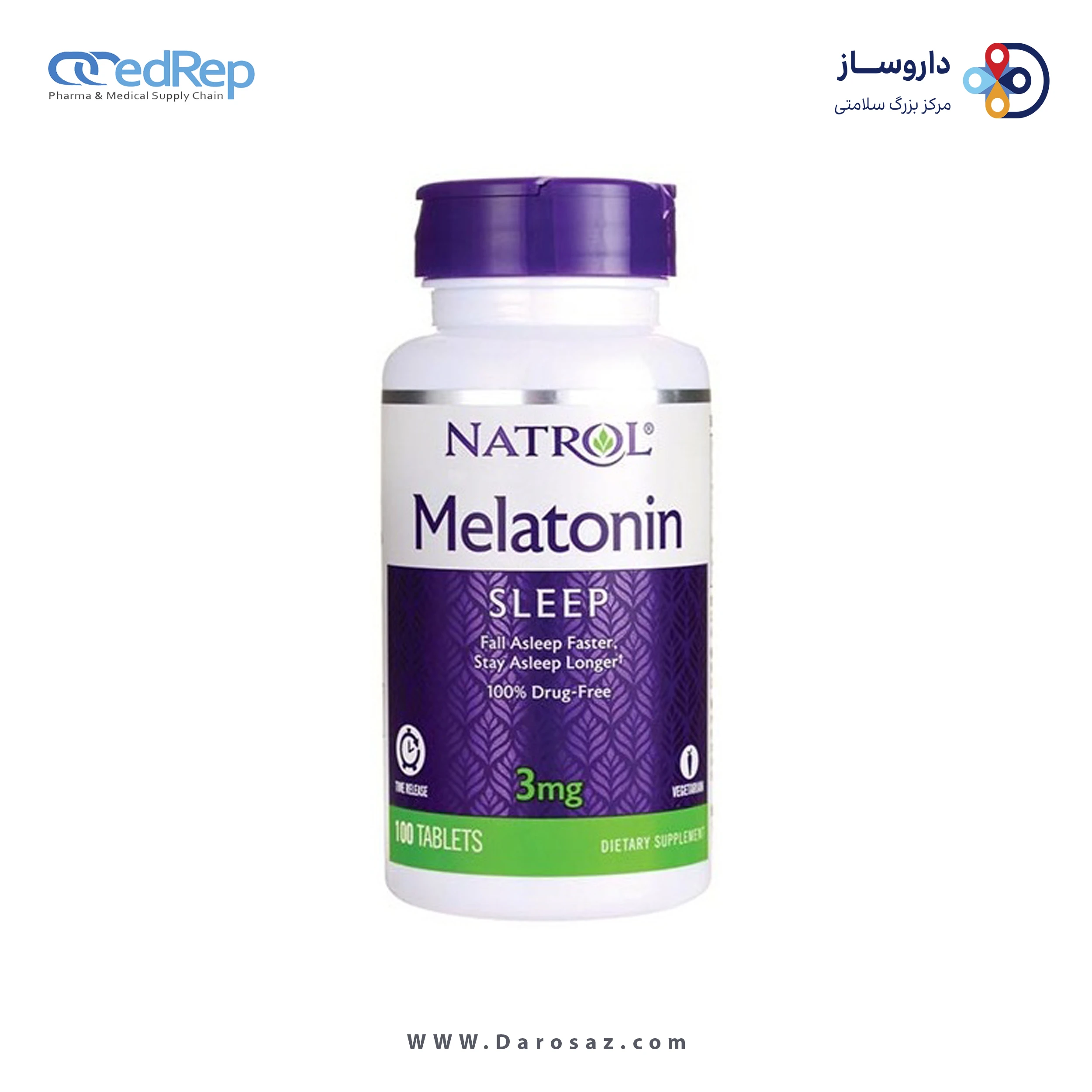 ملاتونین 3 میلی گرم قرص