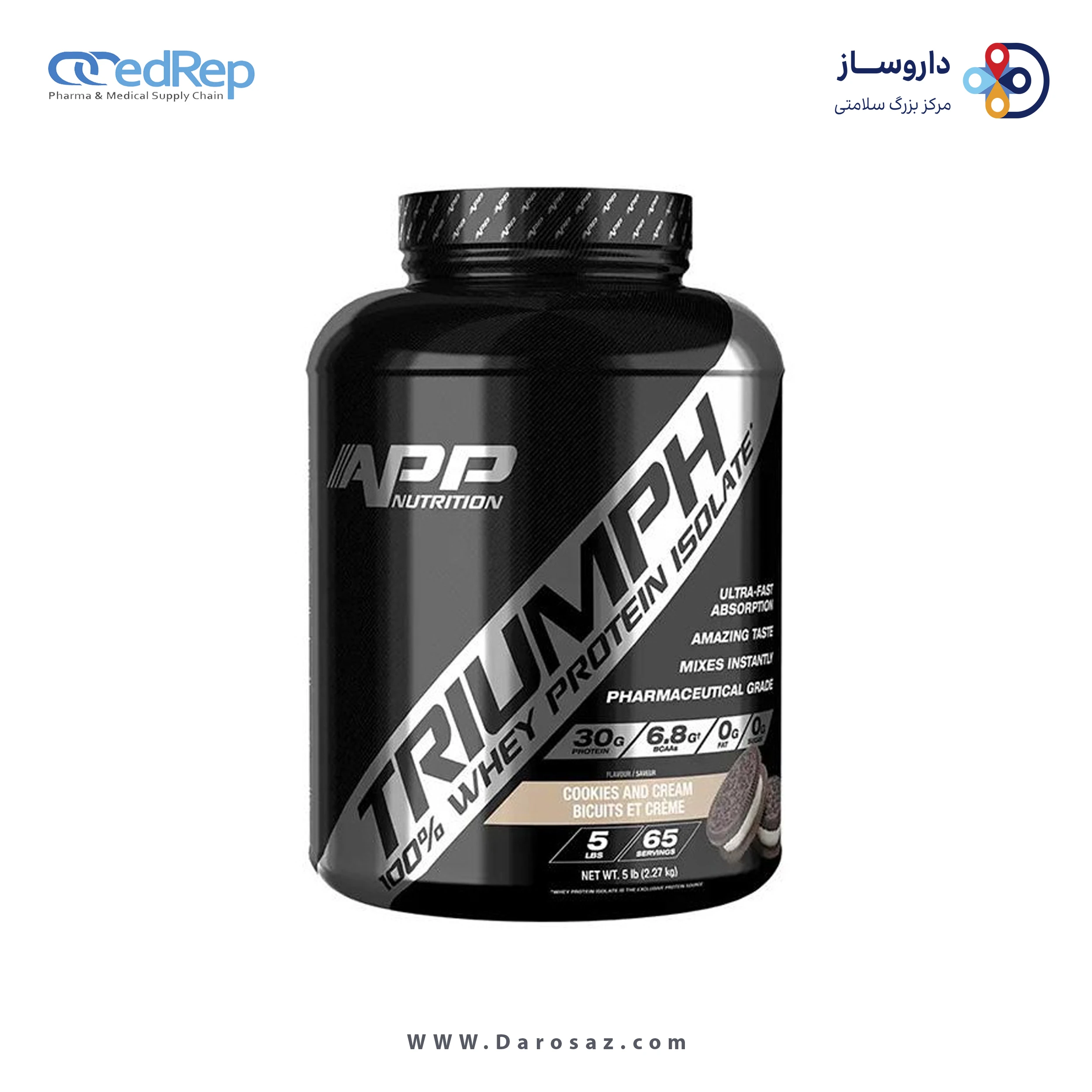 تریومف 2.27 کیلوگرم طعم کرم بیسکویت پودر