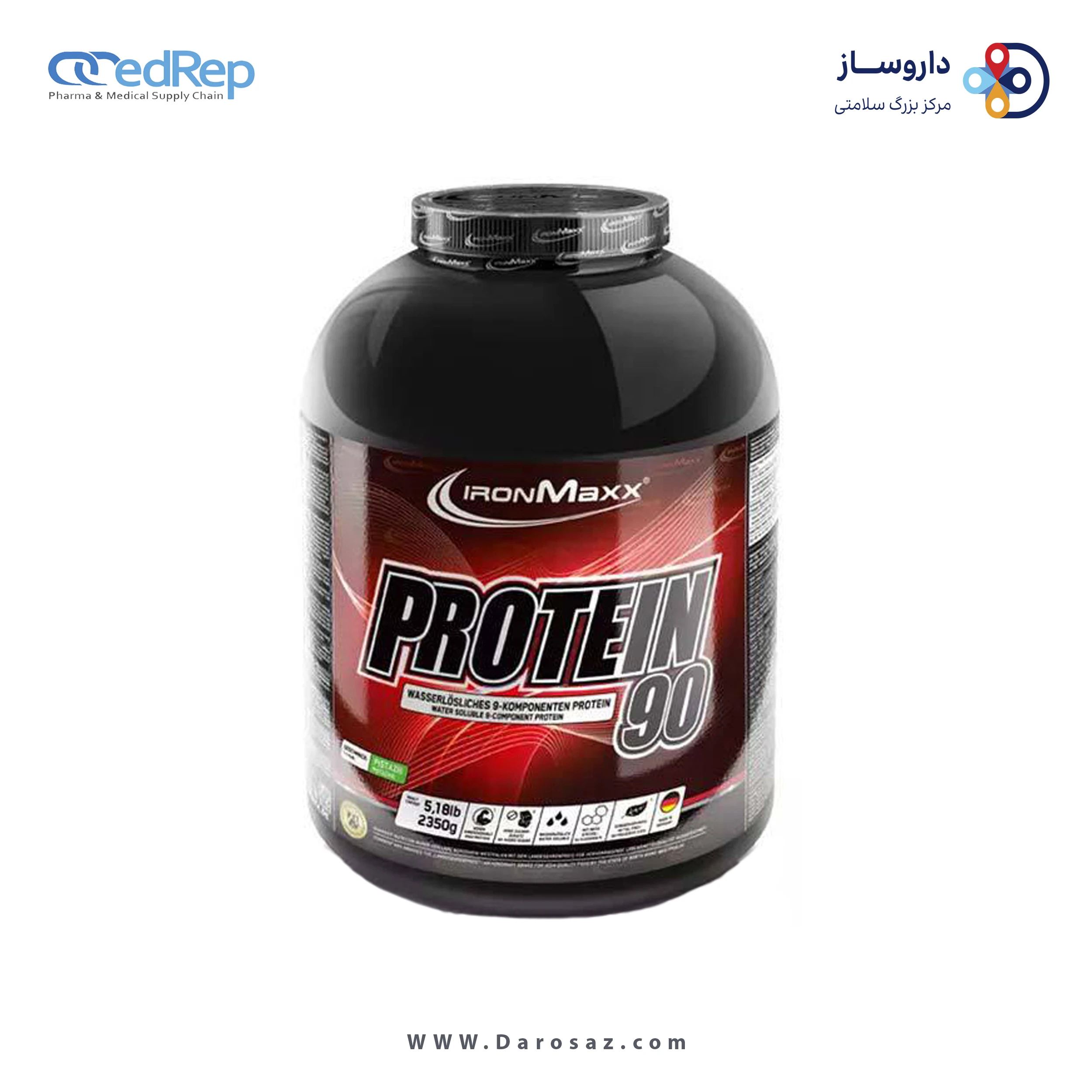 پروتئین 90  2350 گرم طعم شکلات پودر