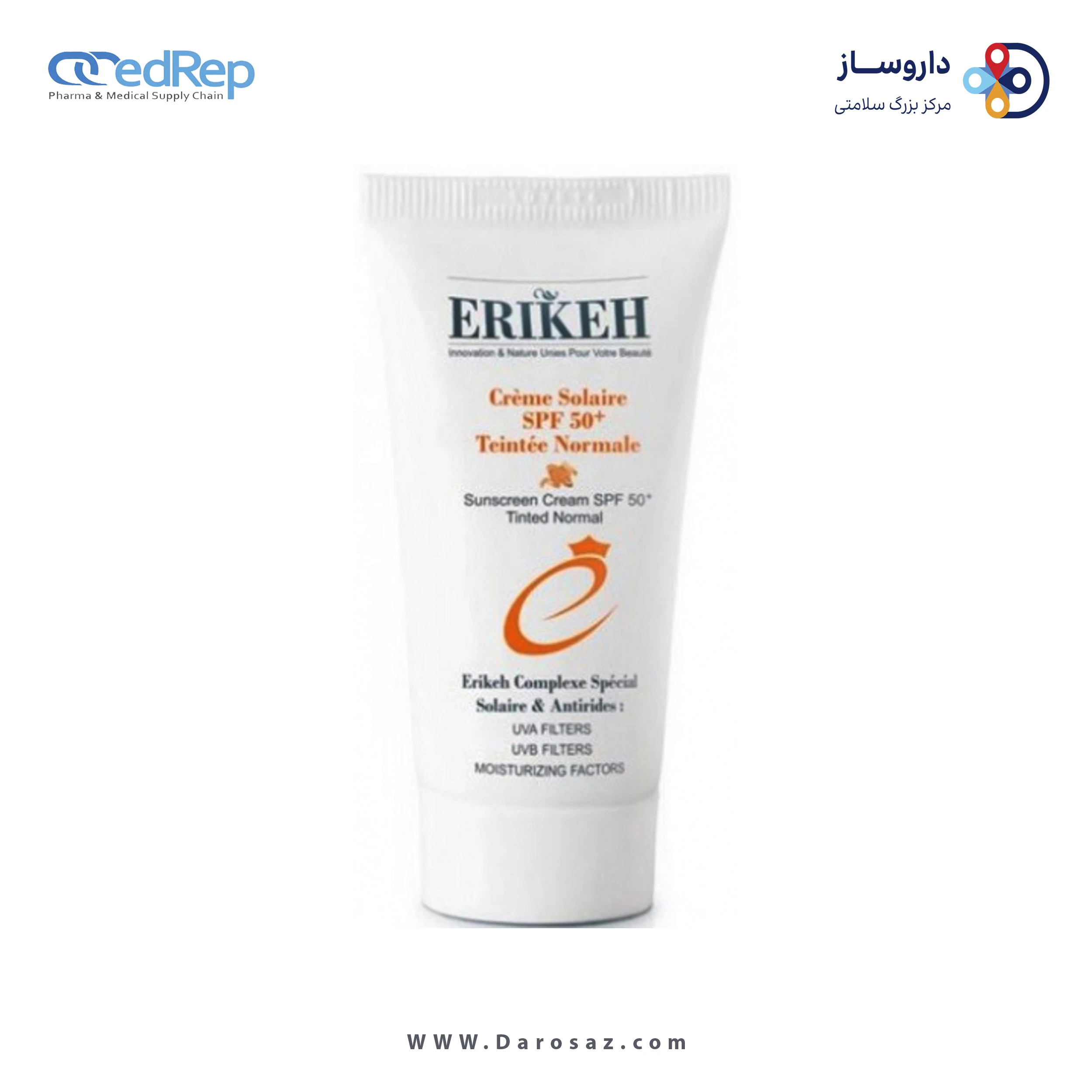 کرم ضد آفتاب نرمال +SPF 50 اریکه