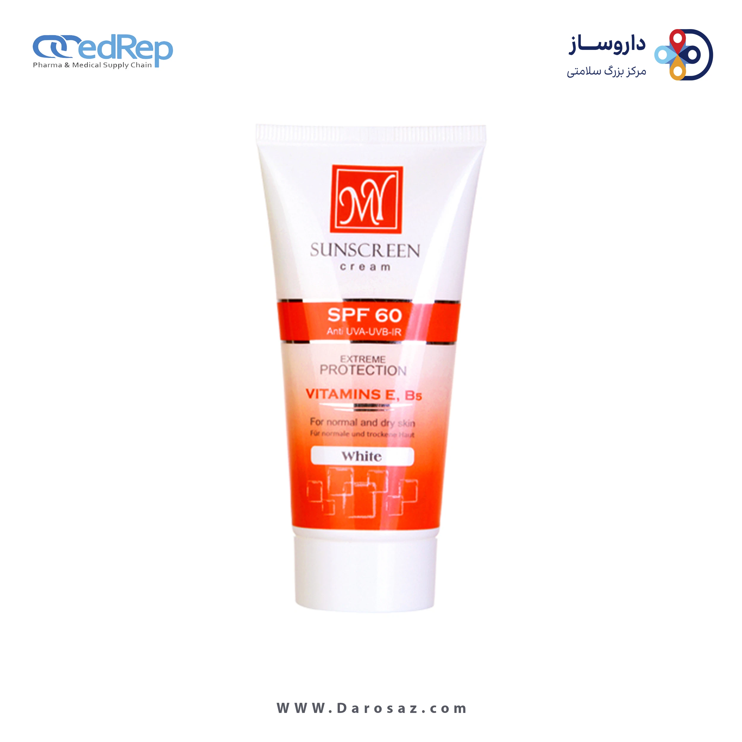 کرم ضد آفتاب بی رنگ SPF 60 مای – ۵۰ میلی لیتر