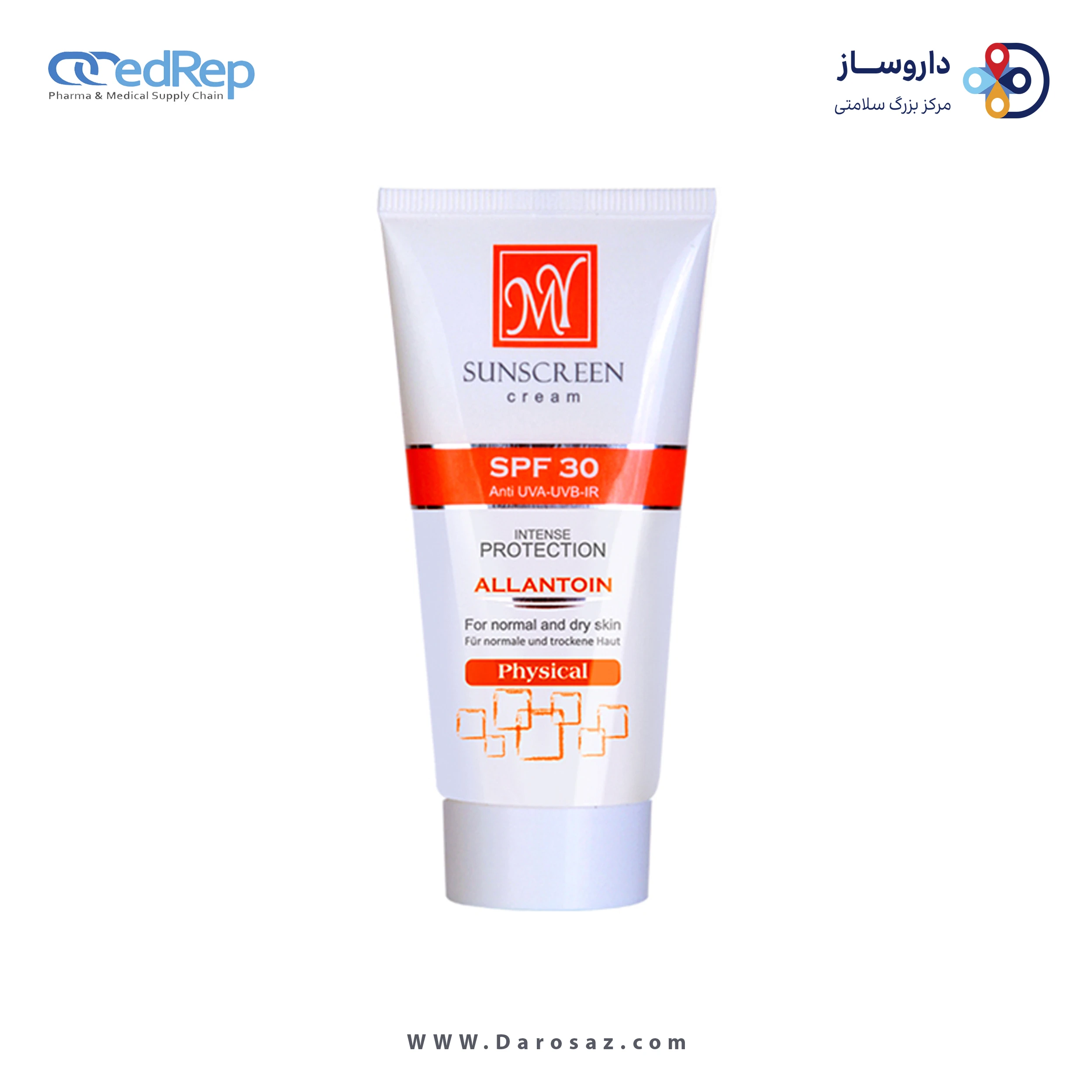 کرم ضد آفتاب فیزیکال SPF 30 مای – ۵۰ میلی لیتر