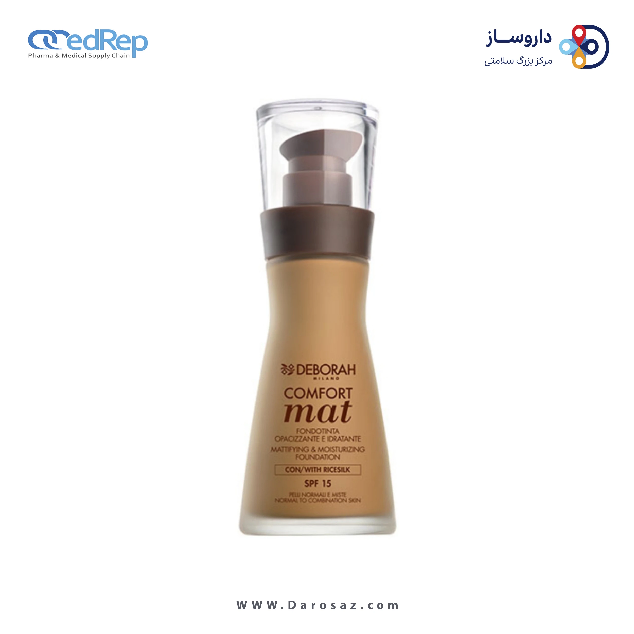 کرم پودر مات دبورا مدل Comfort ۰۳