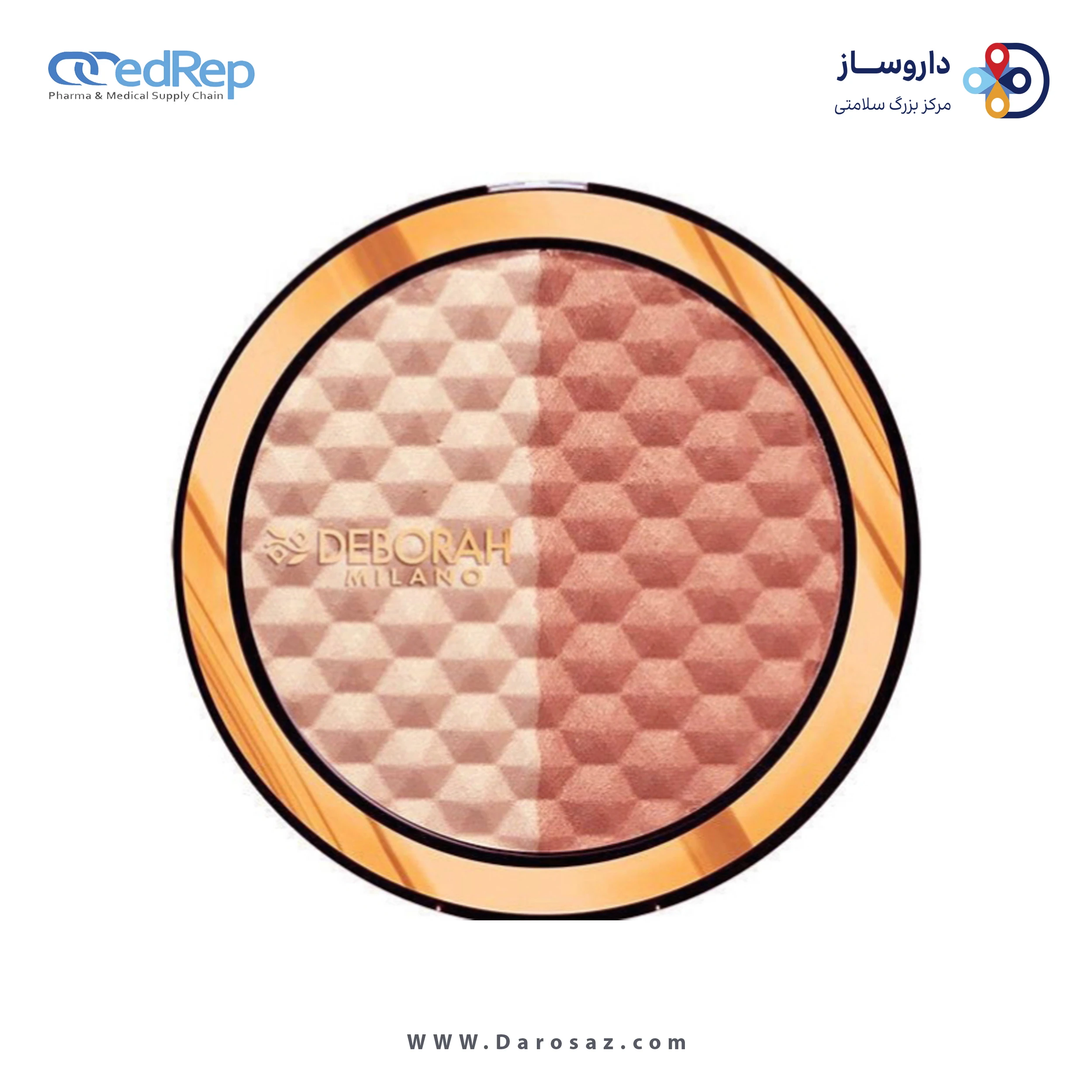 پالت دوتایی استروبینگ متالیک دبورا شماره 02