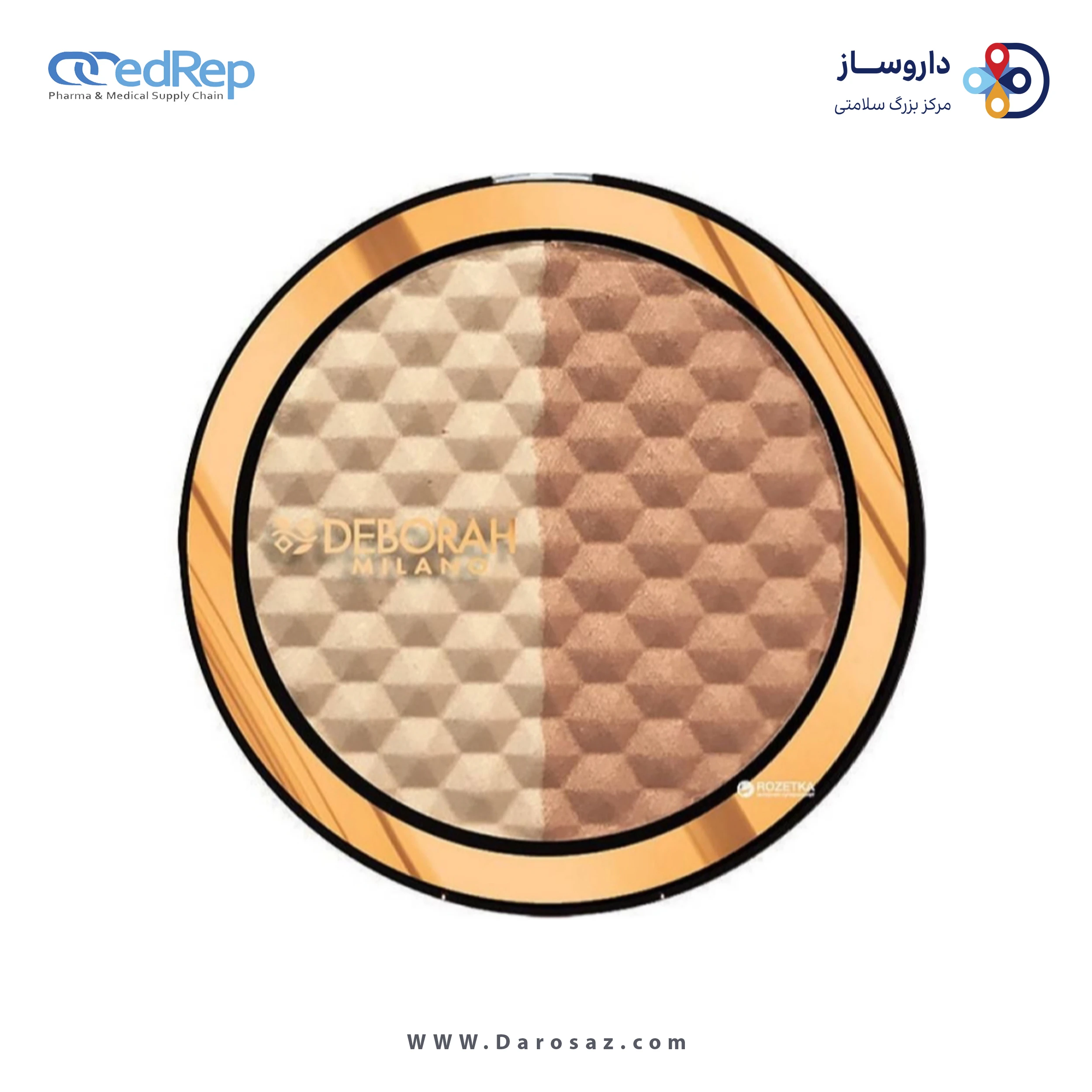 پالت دوتایی استروبینگ متالیک دبورا شماره 0۱
