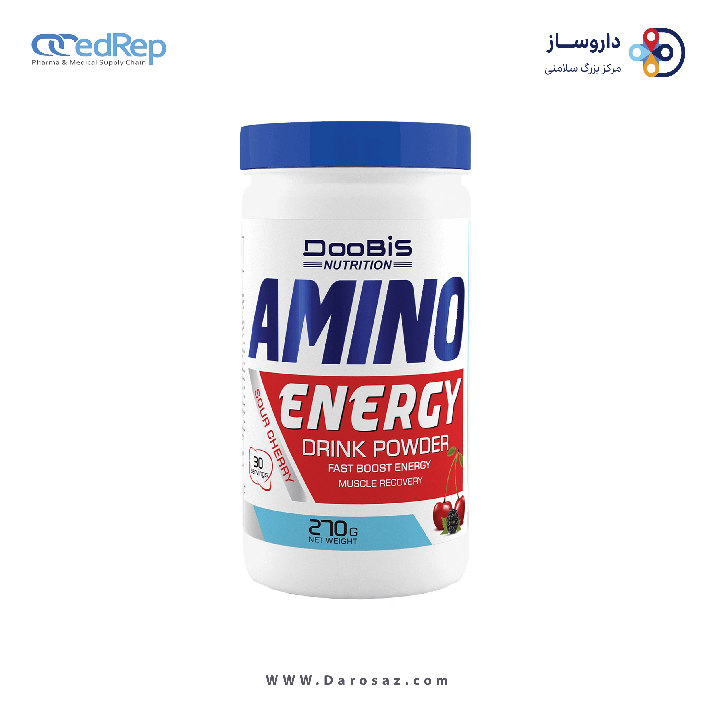 آمینو انرژی 270 گرم طعم آلبالو پودر