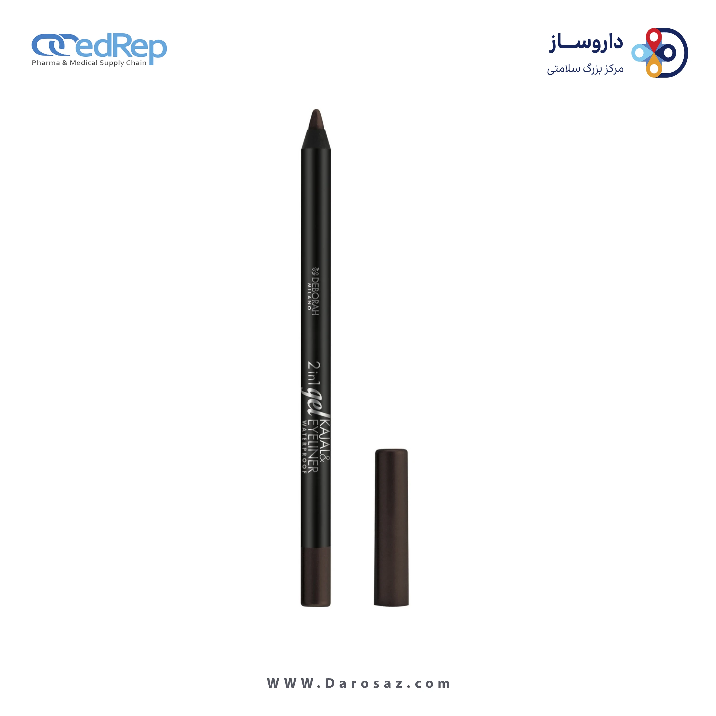 مداد چشم 2 در 1 Gel Kajal دبورا-05