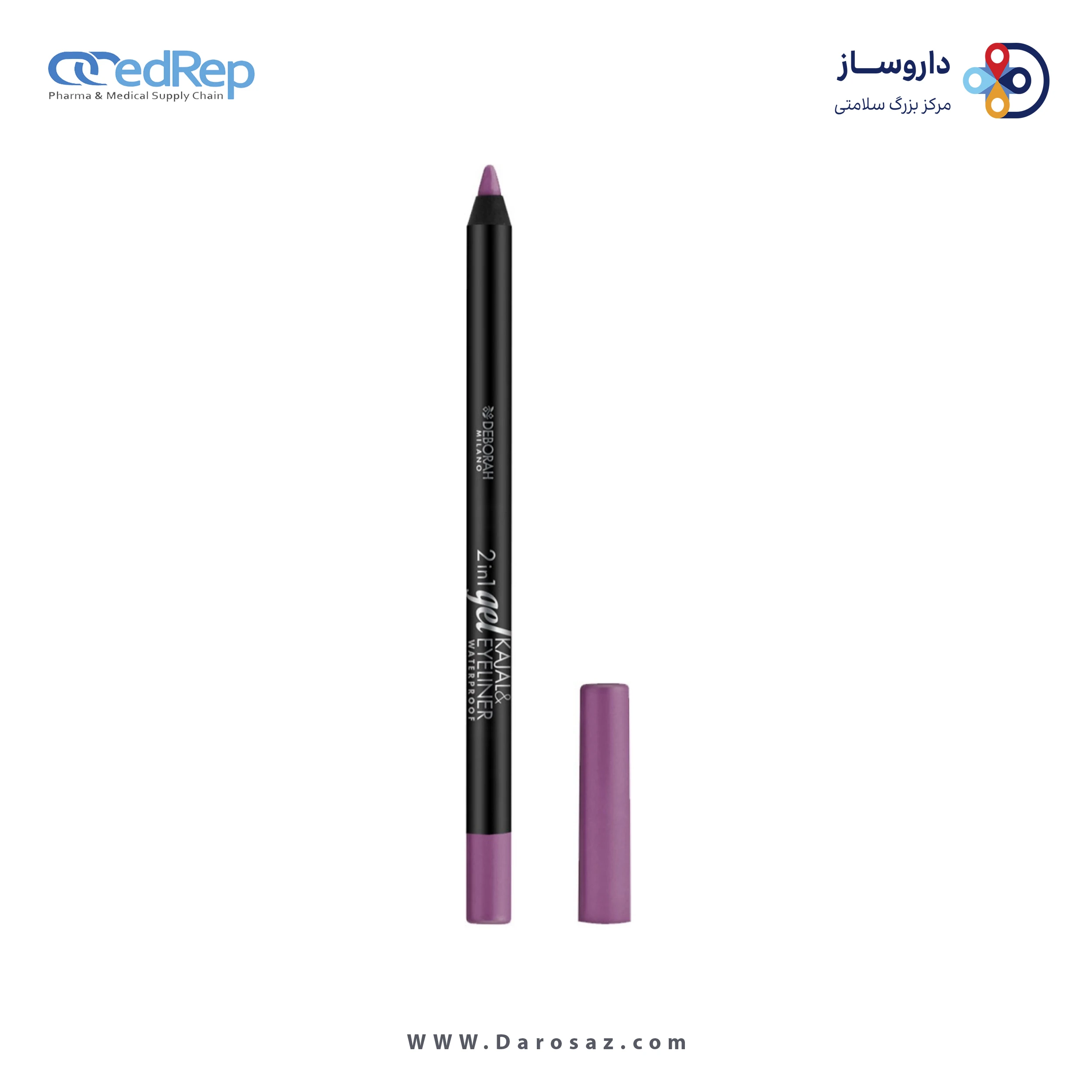 مداد چشم 2 در 1 Gel Kajal دبورا-۱۳