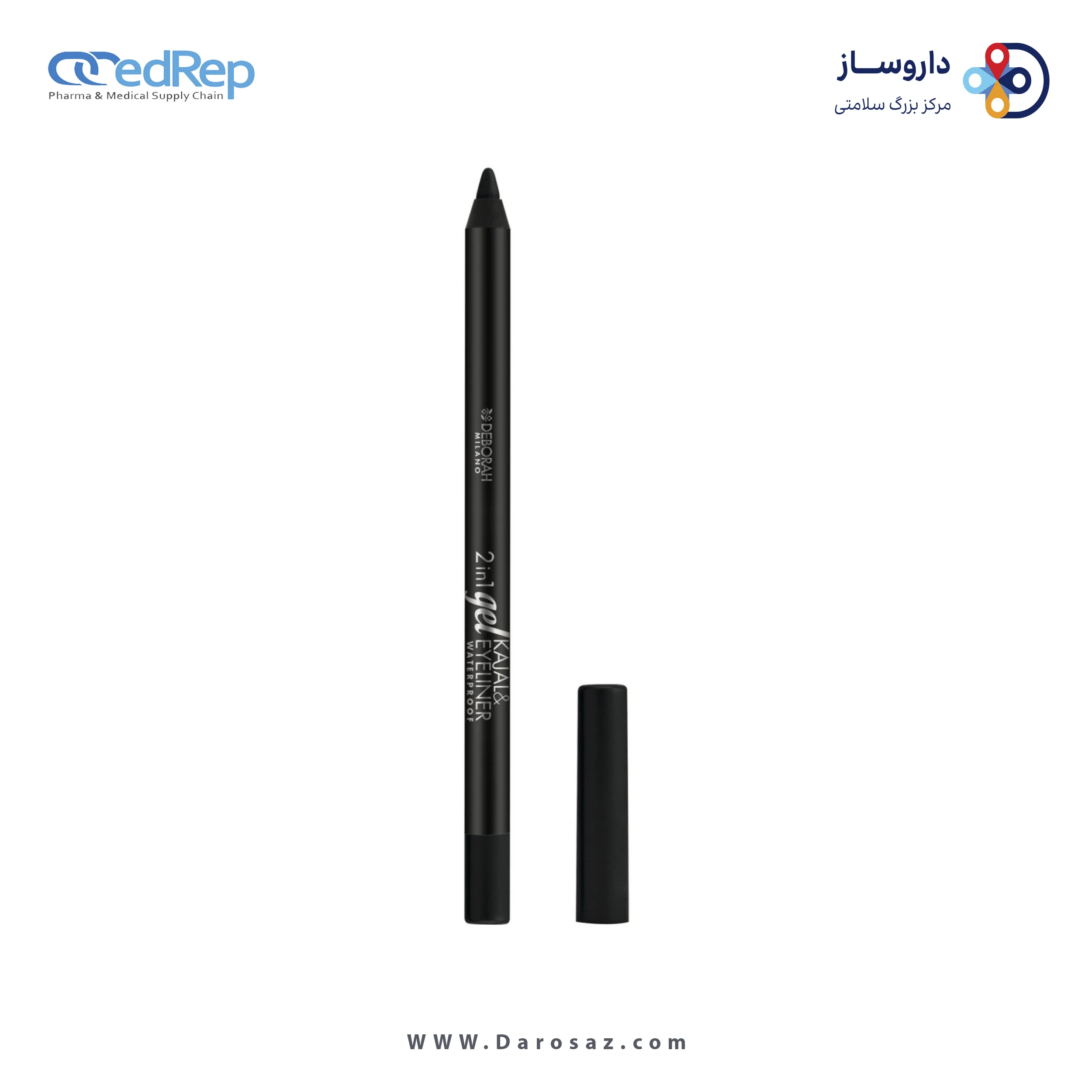 مداد چشم 2 در 1 Gel Kajal دبورا-0۱