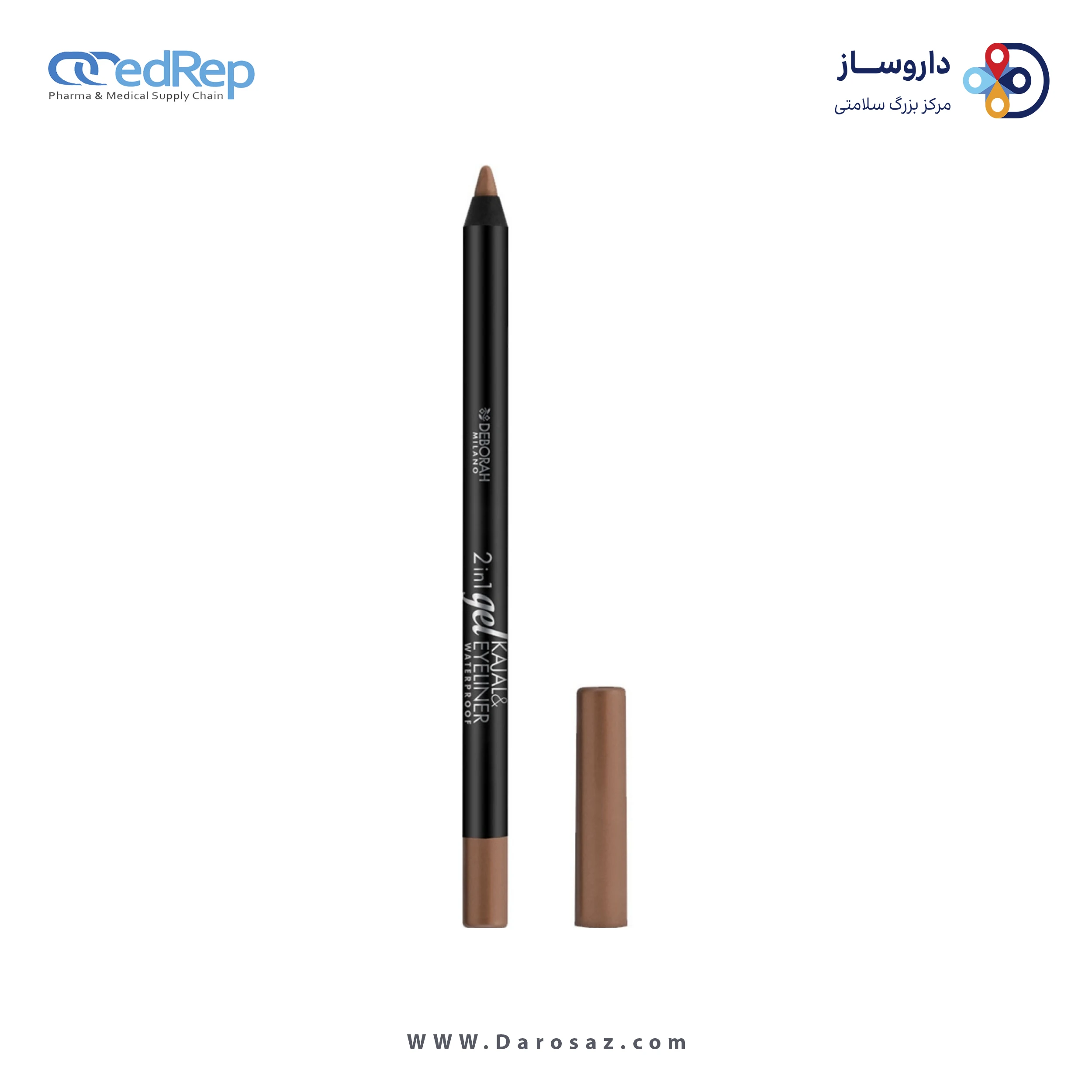 مداد چشم 2 در 1 Gel Kajal دبورا-۱۴