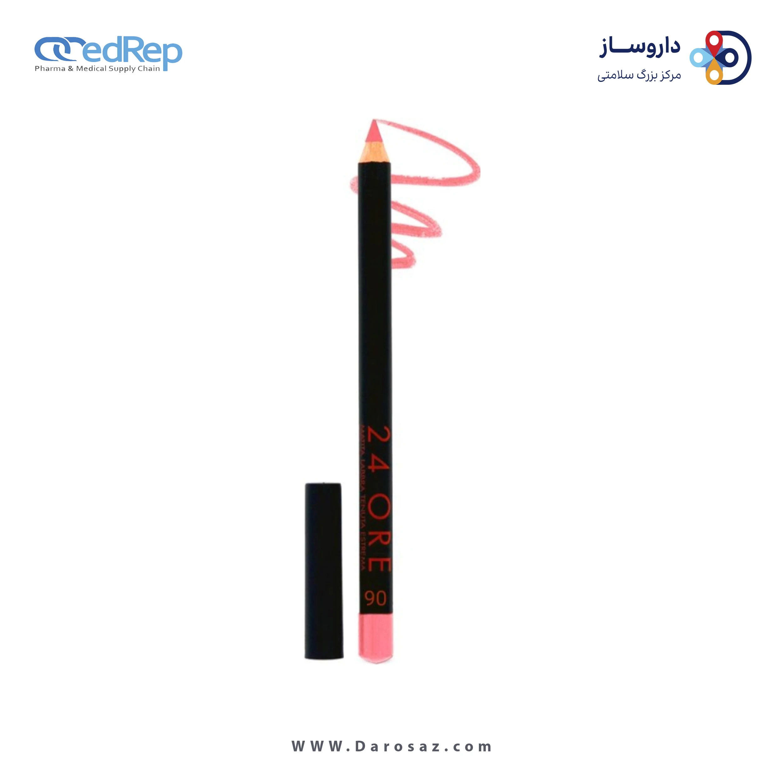 مداد لب دبورا 24 ساعته 24 ore شماره ۰۶