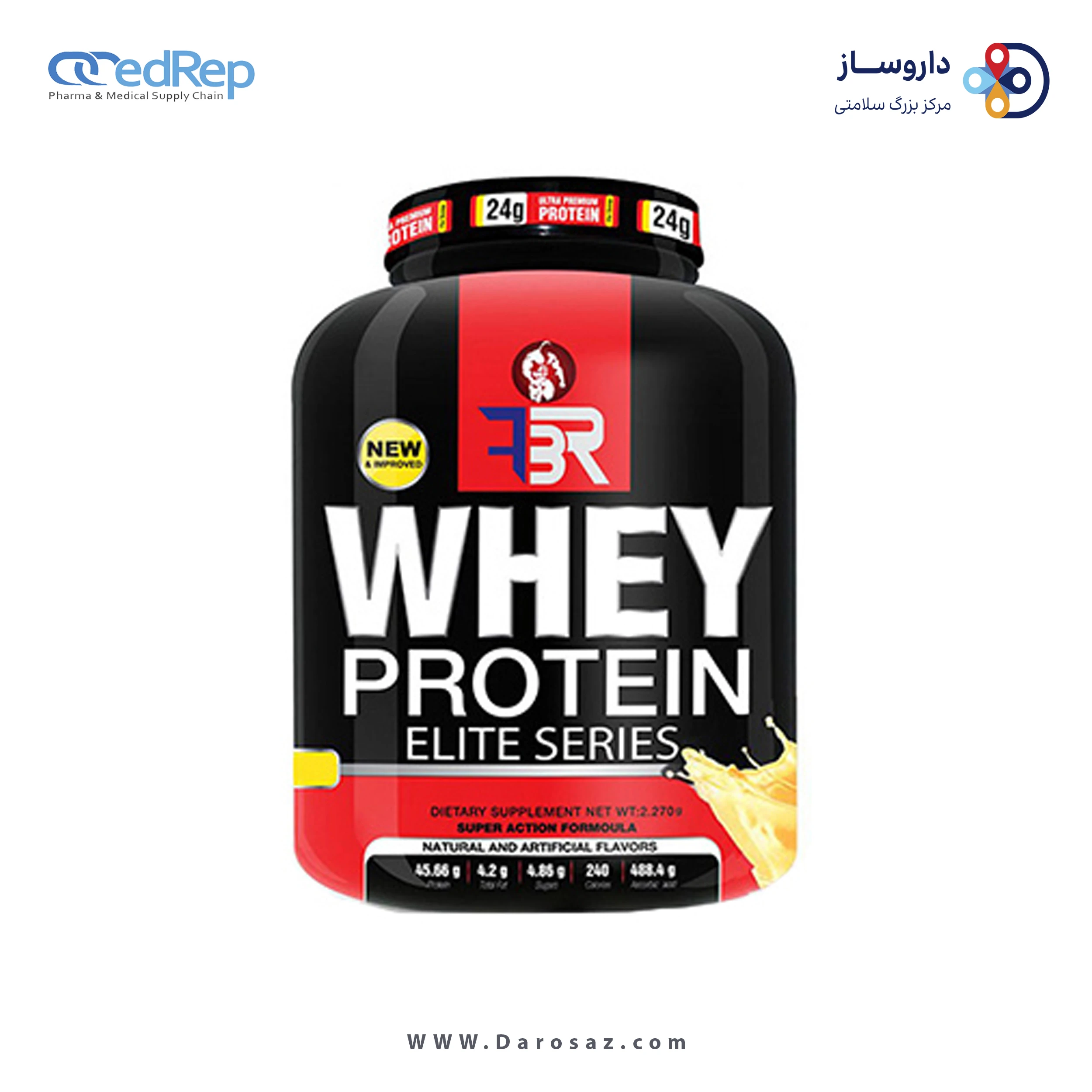 وی پروتئین 2270 گرم طعم طالبی پودر