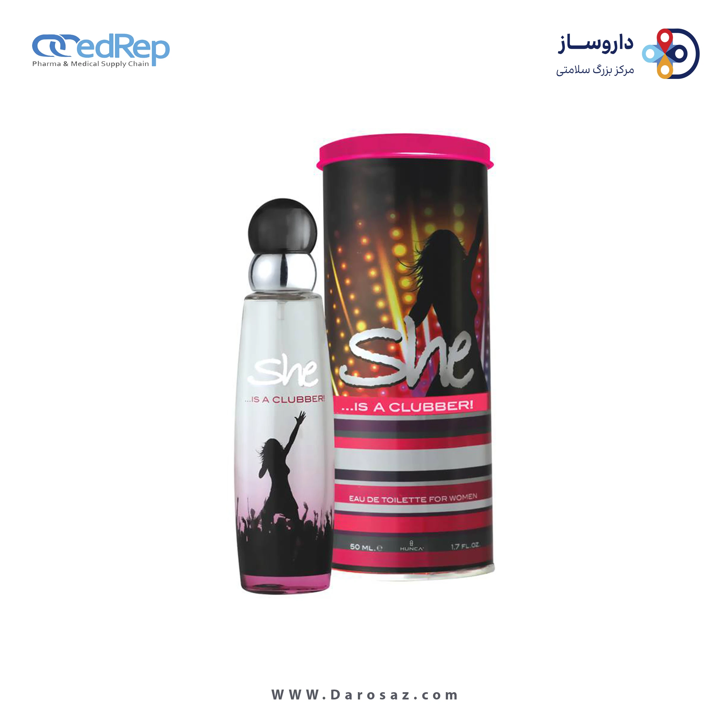 عطر و ادکلن ، آبهای معطرSHE Women EDT Clubber 50 ml